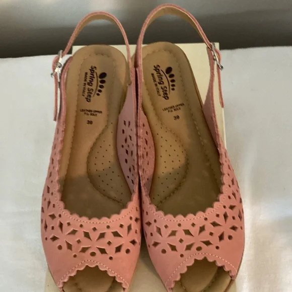 Spring Step Sandal Pink Size 8-1/2 New in the Box - Picture 2 of 11